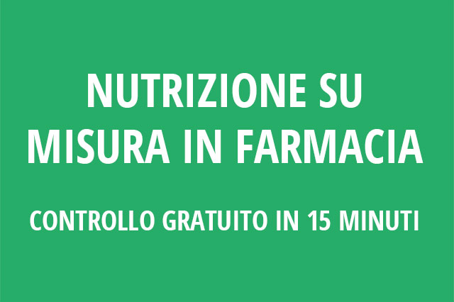 Farmacia Sant'Elena - appuntamento con la nutrizionista - gennaio 2025